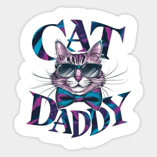 Best Cat Daddy Sticker